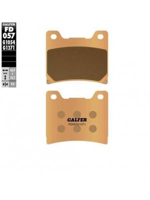 FD057G1371 PASTILLAS DE FRENO MOTO GALFER (SINTER STREET BRAKE PADS)