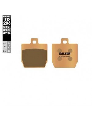 FD206G1380 PASTILLAS DE FRENO MOTO GALFER (SINTER SCOOTER BRAKE PADS)