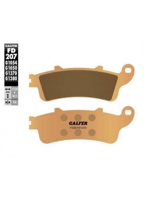 FD207G1370 PASTILLAS DE FRENO MOTO GALFER (SINTER STREET BRAKE PADS)