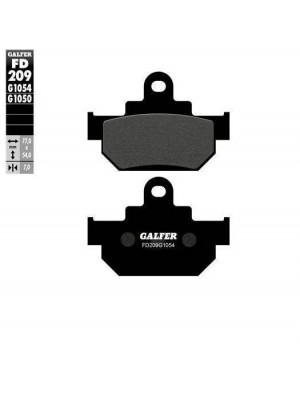 FD209G1054 PASTILLAS DE FRENO MOTO GALFER (SEMI METAL BRAKE PADS)