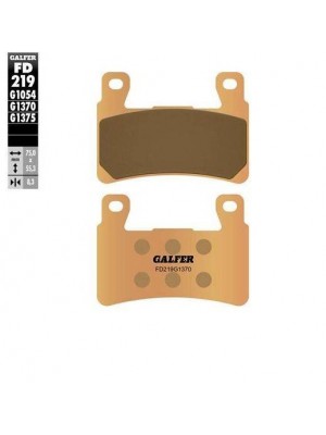 FD219G1370 PASTILLAS DE FRENO MOTO GALFER (SINTER STREET BRAKE PADS)
