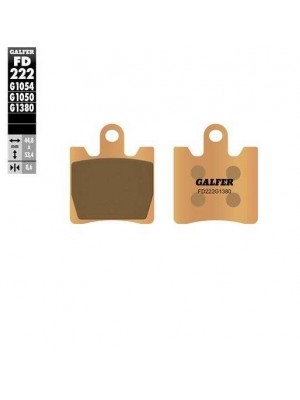 FD222G1380 PASTILLAS DE FRENO MOTO GALFER (SINTER SCOOTER BRAKE PADS)