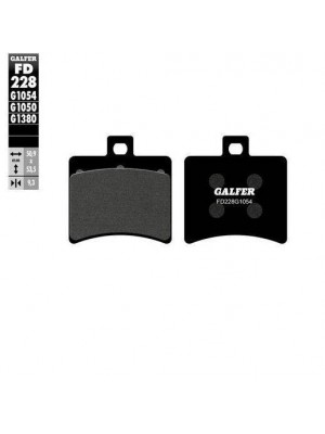 FD228G1054 PASTILLAS DE FRENO MOTO GALFER (SEMI METAL BRAKE PADS)