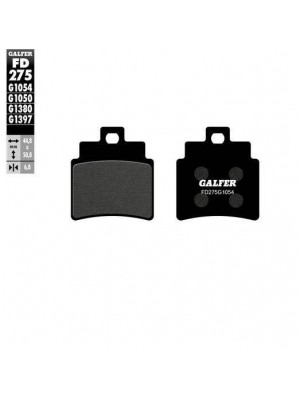 FD275G1054 PASTILLAS DE FRENO MOTO GALFER (SEMI METAL BRAKE PADS)