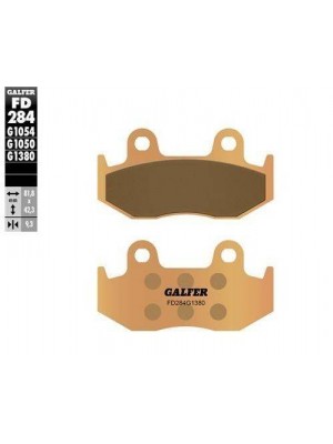 FD284G1380 PASTILLAS DE FRENO MOTO GALFER (SINTER SCOOTER BRAKE PADS)