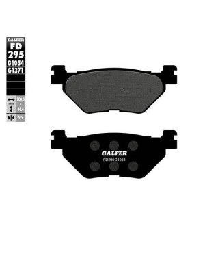 FD295G1054 PASTILLAS DE FRENO MOTO GALFER (SEMI METAL BRAKE PADS)