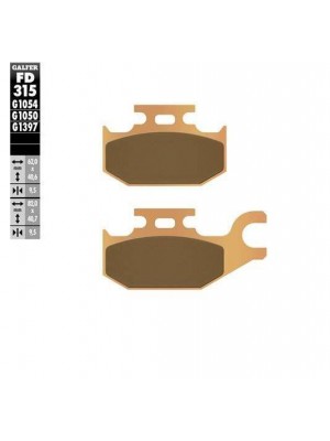 FD315G1397 PASTILLAS DE FRENO MOTO GALFER (SINTER QUADS BRAKE PADS)