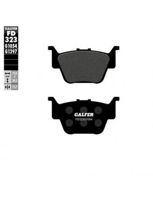 FD323G1054 PASTILLAS DE FRENO MOTO GALFER (SEMI METAL BRAKE PADS)
