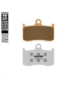 FD331G1375 PASTILLAS DE FRENO MOTO GALFER (SINTER SPORT BRAKE PADS)