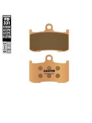 FD331G1370 PASTILLAS DE FRENO MOTO GALFER (SINTER STREET BRAKE PADS)
