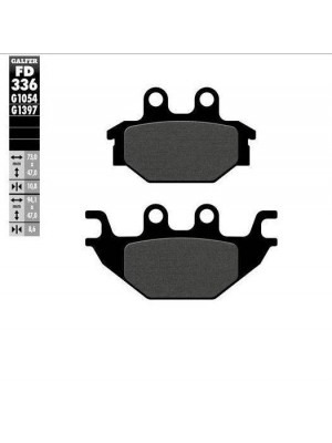 FD336G1054 PASTILLAS DE FRENO MOTO GALFER (SEMI METAL BRAKE PADS)
