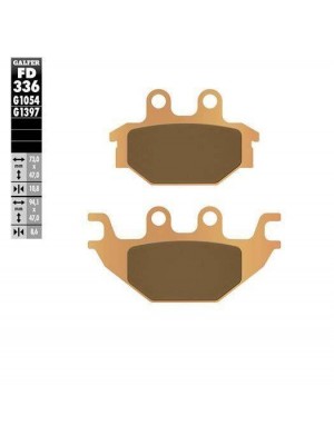 FD336G1397 PASTILLAS DE FRENO MOTO GALFER (SINTER QUADS BRAKE PADS)