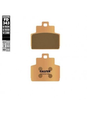 FD343G1380 PASTILLAS DE FRENO MOTO GALFER (SINTER SCOOTER BRAKE PADS)
