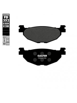 FD352G1054 PASTILLAS DE FRENO MOTO GALFER (SEMI METAL BRAKE PADS)