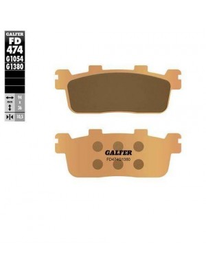 FD474G1380 PASTILLAS DE FRENO MOTO GALFER (SINTER SCOOTER BRAKE PADS)