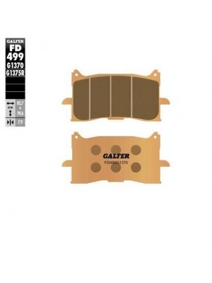 FD499G1370 PASTILLAS DE FRENO MOTO GALFER (SINTER STREET BRAKE PADS)