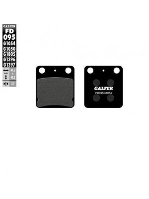 FD095G1054 PASTILLAS DE FRENO MOTO GALFER (SEMI METAL BRAKE PADS)