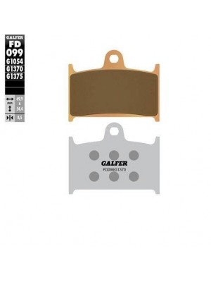 FD099G1375 PASTILLAS DE FRENO MOTO GALFER (SINTER SPORT BRAKE PADS)