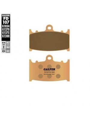 FD107G1300 PASTILLAS DE FRENO MOTO GALFER (SINTER GP BRAKE PADS)