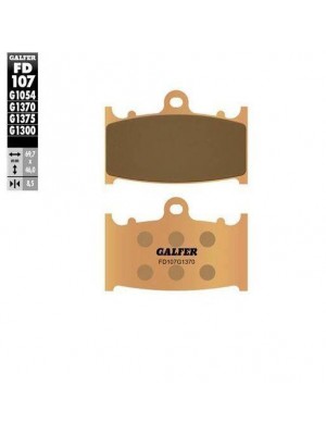 FD107G1370 PASTILLAS DE FRENO MOTO GALFER (SINTER STREET BRAKE PADS)
