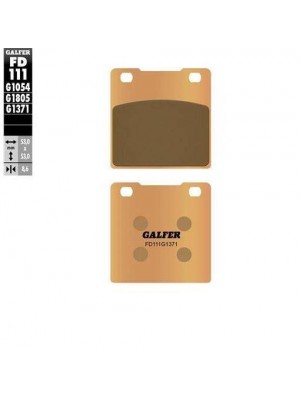 FD111G1371 PASTILLAS DE FRENO MOTO GALFER (SINTER STREET BRAKE PADS)