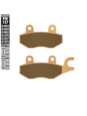 FD117G1375 PASTILLAS DE FRENO MOTO GALFER (SINTER SPORT BRAKE PADS)