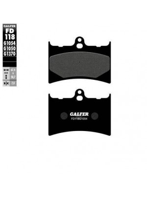 FD118G1054 PASTILLAS DE FRENO MOTO GALFER (SEMI METAL BRAKE PADS)