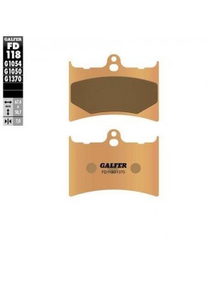 FD118G1370 PASTILLAS DE FRENO MOTO GALFER (SINTER STREET BRAKE PADS)