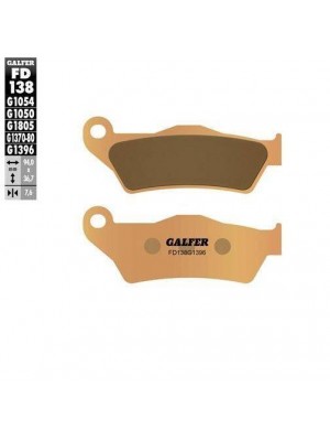 FD138G1396 PASTILLAS DE FRENO MOTO GALFER (SINTER OFF-ROAD BRAKE PADS)