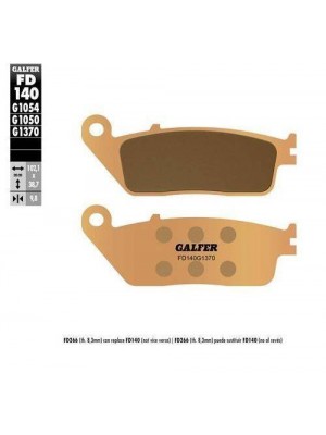 FD140G1370 PASTILLAS DE FRENO MOTO GALFER (SINTER STREET BRAKE PADS)