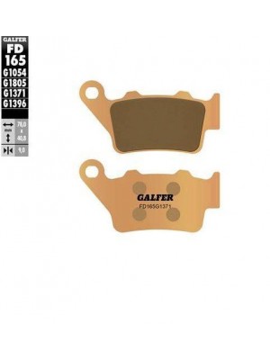 FD165G1371 PASTILLAS DE FRENO MOTO GALFER (SINTER STREET BRAKE PADS)