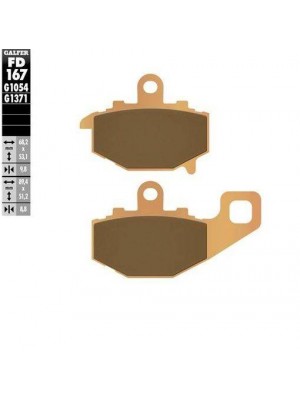 FD167G1371 PASTILLAS DE FRENO MOTO GALFER (SINTER STREET BRAKE PADS)