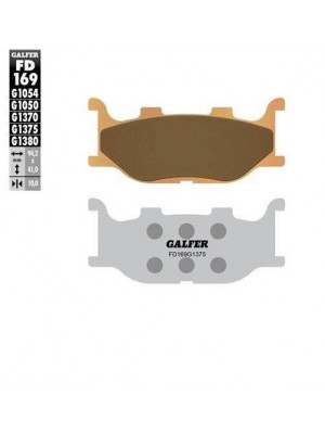 FD169G1375 PASTILLAS DE FRENO MOTO GALFER (SINTER SPORT BRAKE PADS)
