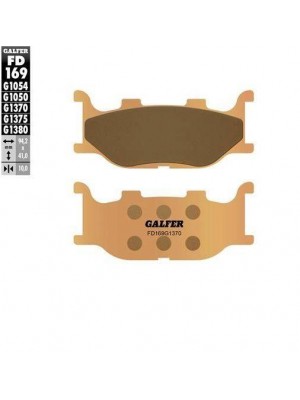 FD169G1370 PASTILLAS DE FRENO MOTO GALFER (SINTER STREET BRAKE PADS)