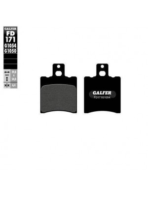FD171G1054 PASTILLAS DE FRENO MOTO GALFER (SEMI METAL BRAKE PADS)