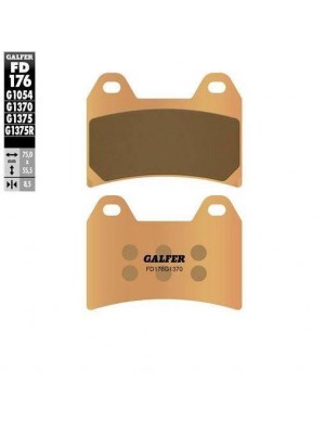 FD176G1370 PASTILLAS DE FRENO MOTO GALFER (SINTER STREET BRAKE PADS)