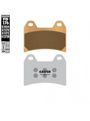 FD176G1375 PASTILLAS DE FRENO MOTO GALFER (SINTER SPORT BRAKE PADS)