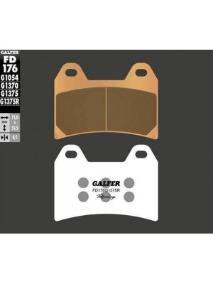 FD176G1375R PASTILLAS DE FRENO MOTO GALFER (SINTER SPORT RACING BRAKE PADS)