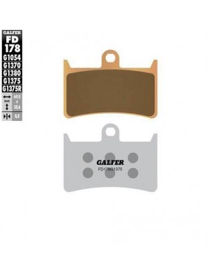 FD178G1375 PASTILLAS DE FRENO MOTO GALFER (SINTER SPORT BRAKE PADS)