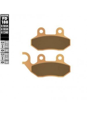 FD188G1380 PASTILLAS DE FRENO MOTO GALFER (SINTER SCOOTER BRAKE PADS)