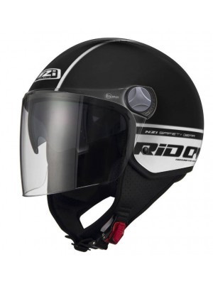 CASCO JET NZI CAPITAL 2 DUO RID ON BLACK WHITE MATT