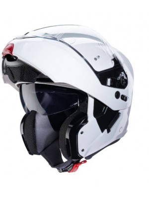 Compra CASCO ABATIBLE CABERG HORUS A5 BLANCO METALIZADO, tu casco de moto en Tarragona