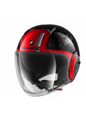 CASCO SHARK JET NANO TRIBUTE RM Black White Red