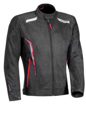CHAQUETA IXON COOL AIR NEGRO/BLANCO/ROJO