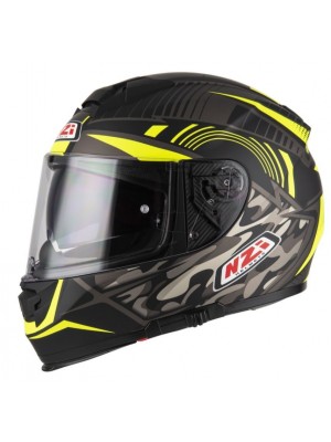 CASCO NZI EURUS 2 DESERT BLACK&YELLOW MATT