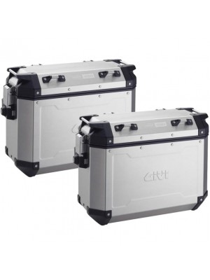 GIVI TREKKER OUTBACK 37 ALUMINIO NATURAL CAM-SIDE (PACK 2)