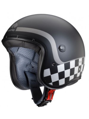 Casc JET CABERG FREERIDE G4 NERO OPACO/ANTRACITE/ARGENTO