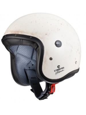 Casc CABERG FREERIDE OLD WHITE PINTURA REALITZADA A MA