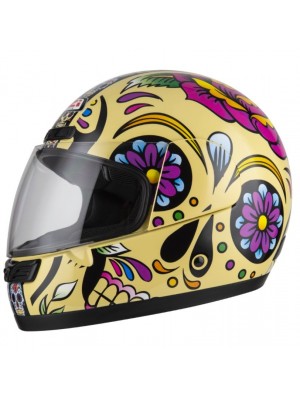 Compra CASC INTEGRAL NZI ACTIVY 3 MEXICAN SKULLS, el teu casc de moto a Tarragona