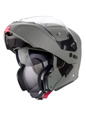 CASCO ABATIBLE CABERG HORUS MATT GREY KAMO